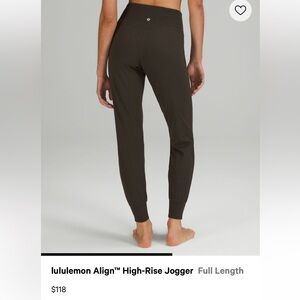 Lululemon align jogger COLOR: DARK GREY